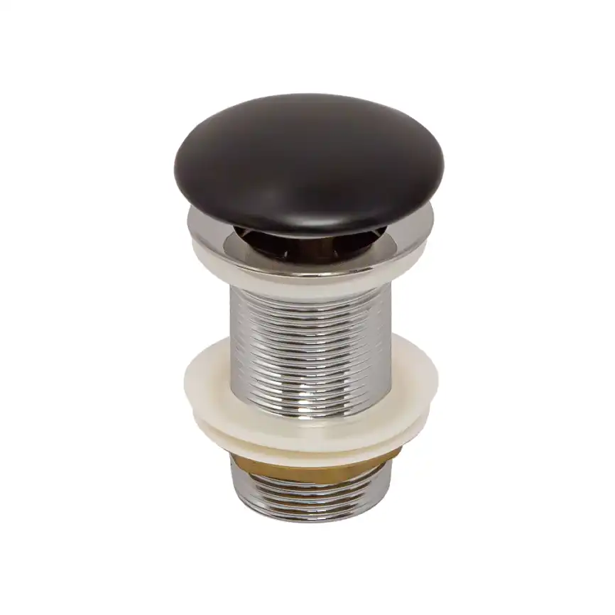 Раковина AVS Розали 50x39 черная матовая с донным клапаном фото 4