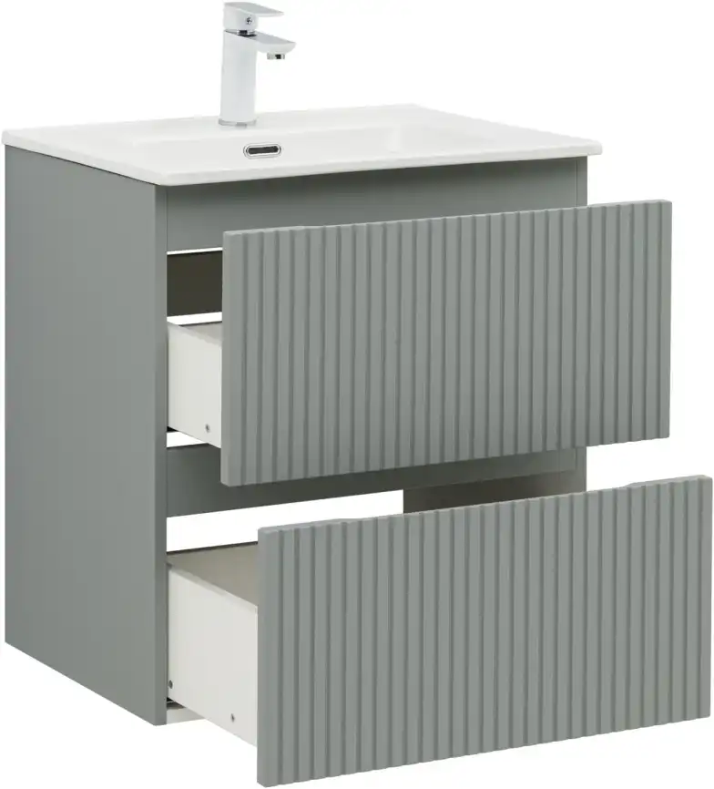 Тумба под раковину Aquanet Джейн (Flat) 60 мисти грин 335432 фото 6