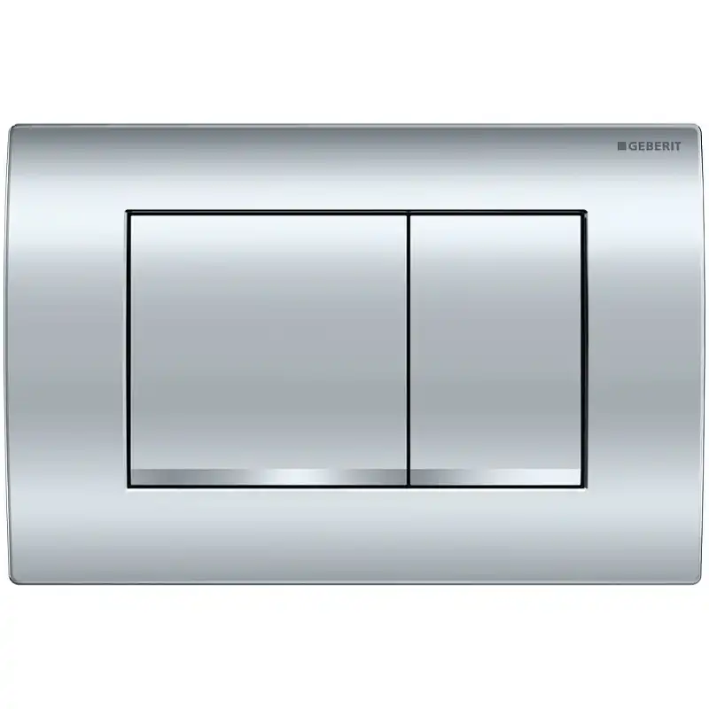 Инсталляция Geberit Delta 458.163.21.1 для унитаза с клавишей смыва Хром глянцевый фото 3