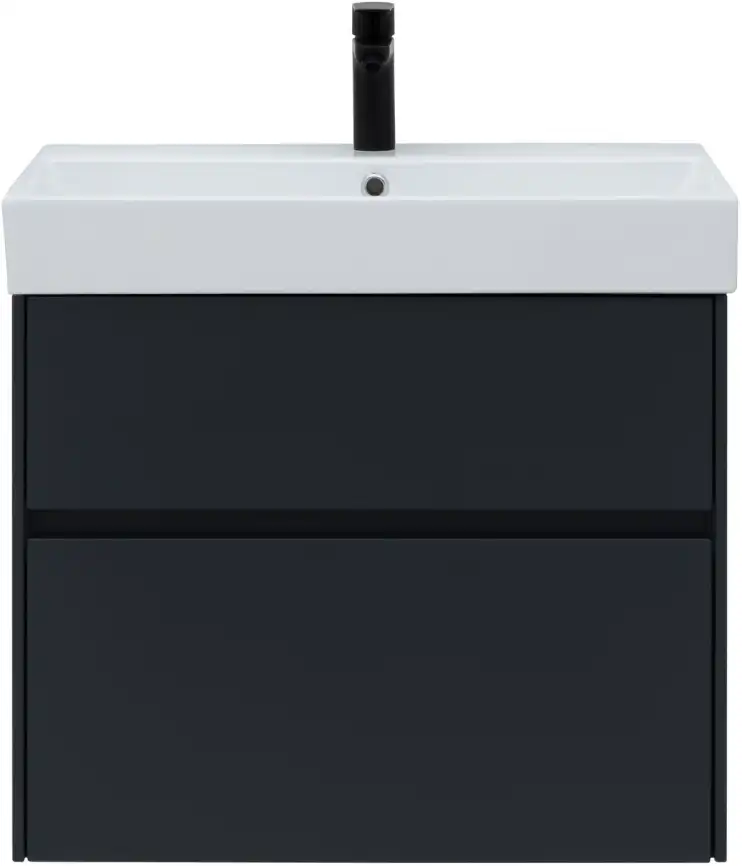 Тумба под раковину Aquanet Бруклин 70 антрацит матовый 310141 фото 8
