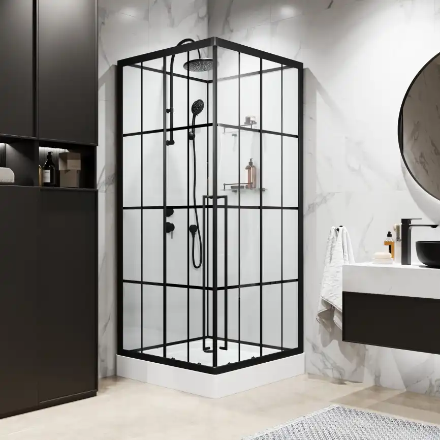 Душевая кабина Niagara Standart 100х100х225 ST100/15QL/KL/BKT низкий поддон, без гидромассажа фото 2