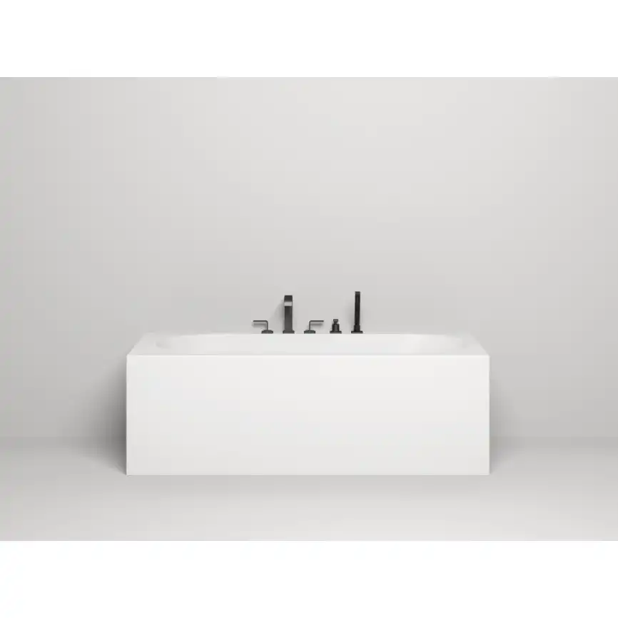 Ванна Salini FABIA 180х80 102612G из материала S-Sense, Белая глянцевая фото 2