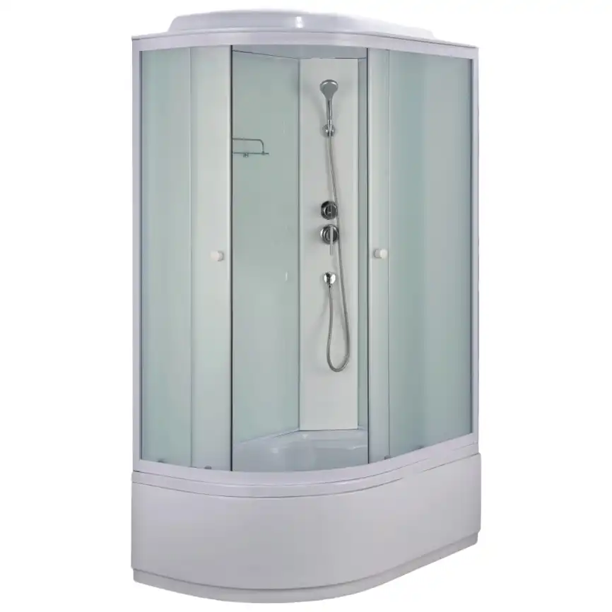Душевая кабина Loranto 120х80, высокий поддон, Матовое стекло, CS-887EDTM/W-120 фото 1