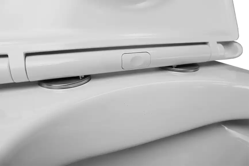 Унитаз подвесной Azario PRO PRO-0001 подвесной, безободковый, с сиденьем микролифт, Белый глянцевый фото 6