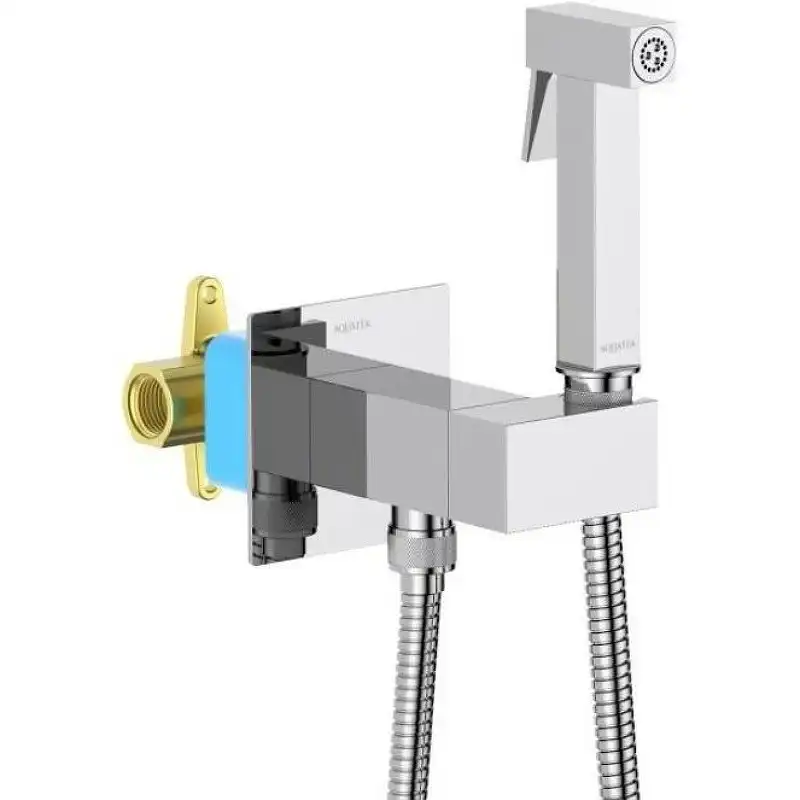 Гигиенический душ со смесителем Aquatek AQ1025CR однорычажный, Хром фото 1