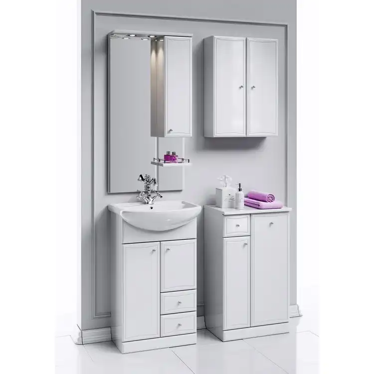 Шкаф подвесной Aqwella Barcelona 50 см, Ba.04.03, цвет Белый фото 2