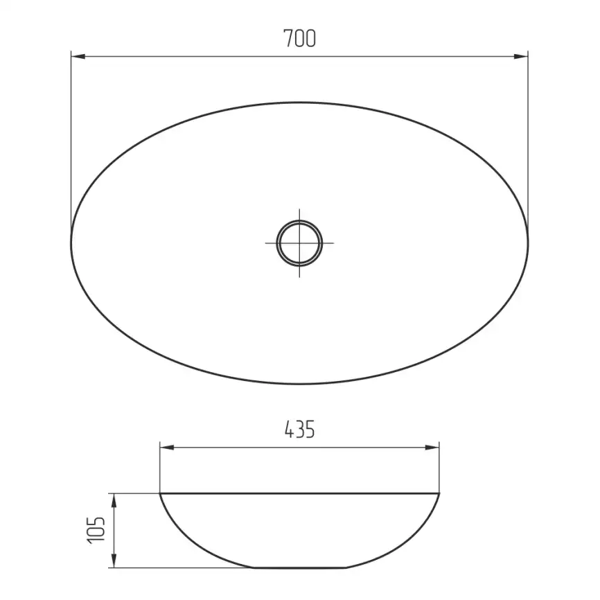 Раковина AVS 801-0231-70GW 70х43,5 белая фото 7
