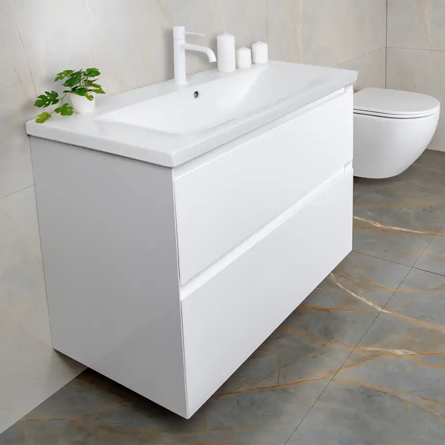 Тумба с раковиной AVS Гармония 80 белая, N821-07-800WG-01-810WG фото 2