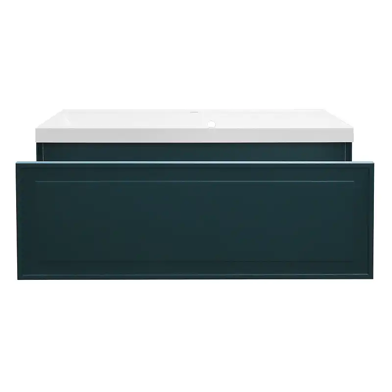 Тумба с раковиной Azario Belloni 100 CS00098074, подвесная, зеленая фото 4