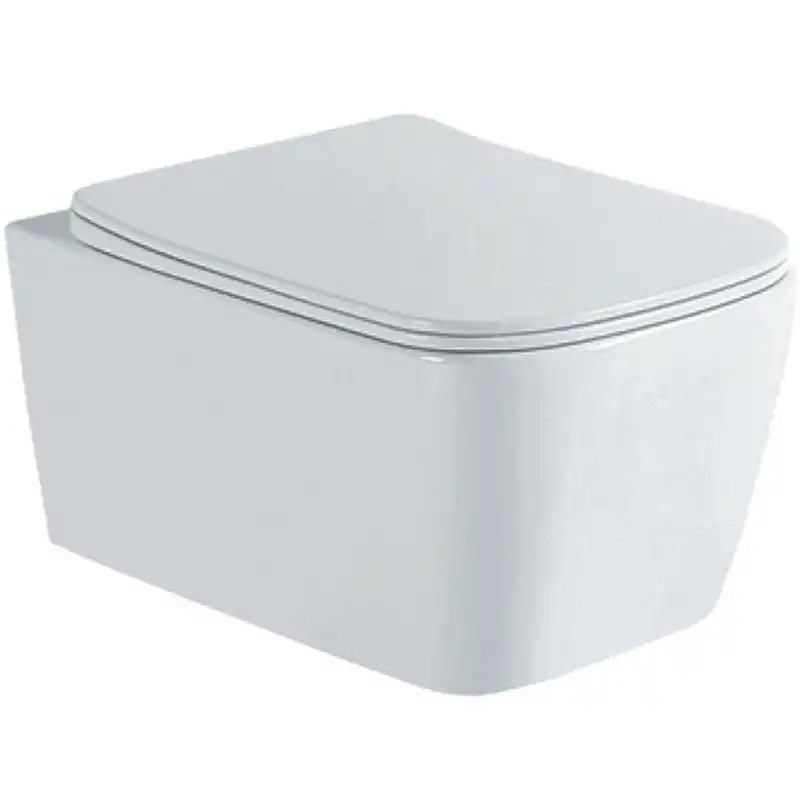 Унитаз с инсталляцией SET AQUATEK ЛИБРА N-14 cm с сиденьем микролифт без клавиши смыва фото 3