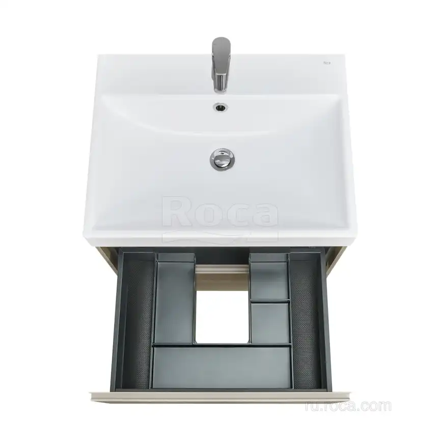 Тумбы под раковину Roca Ona 60 A857613511 подвесная, цвет, Вяз темный фото 4