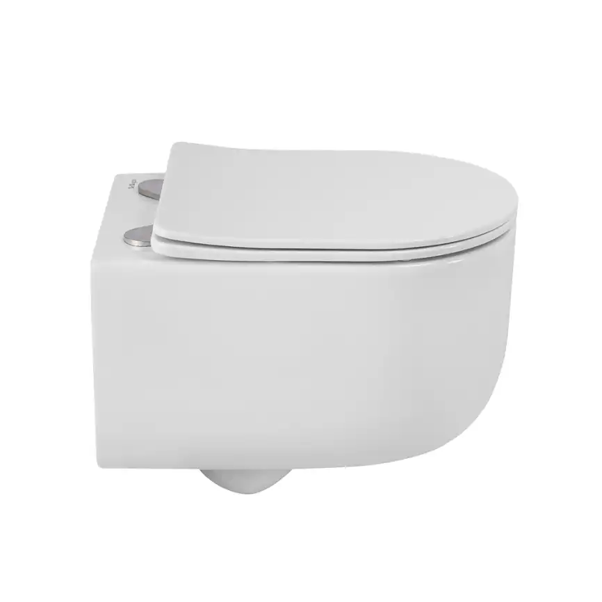 Подвесной унитаз BelBagno SOFT-TOR BB084CH-TOR/SC, безободковый, смыв торнадо с сиденьем микролифт, Белый фото 4
