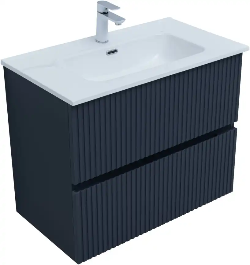 Тумба под раковину Aquanet Джейн 80 маренго фото 7