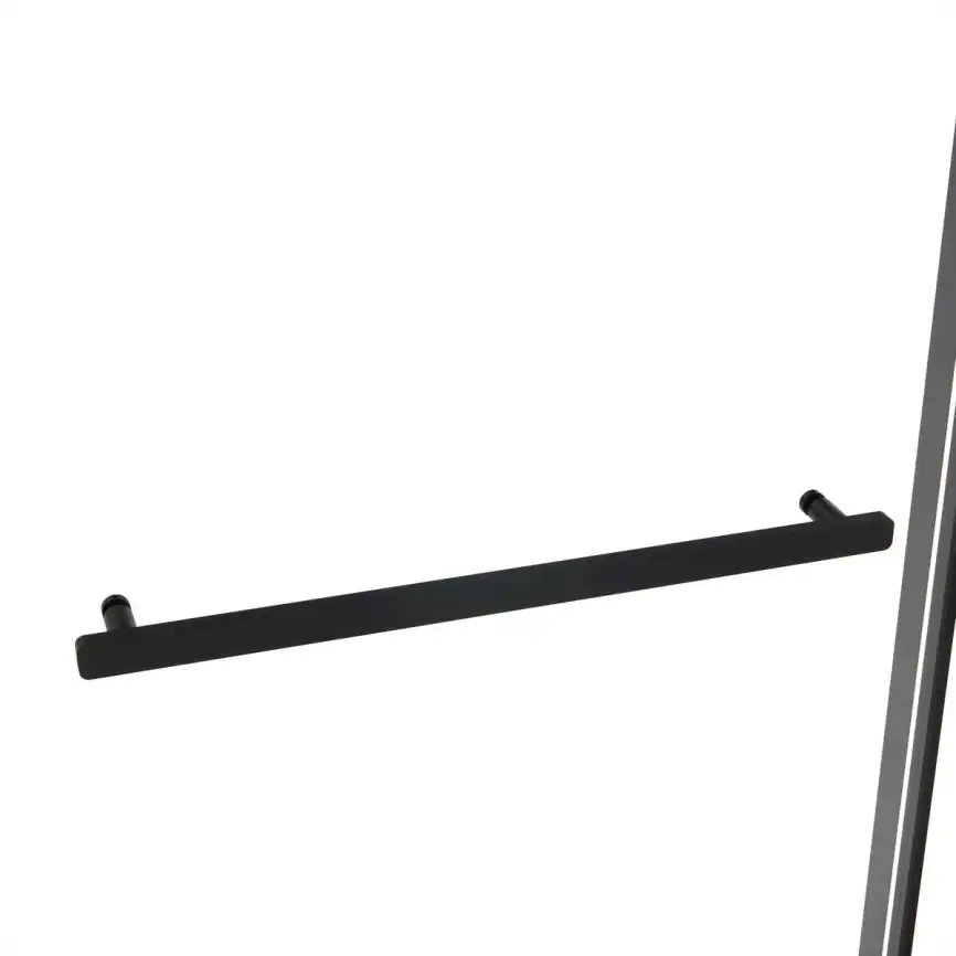 Душевая дверь Vincea Slim Soft 100 VDS-1SS100CLB, раздвижная, профиль черный, стекло прозрачное фото 6