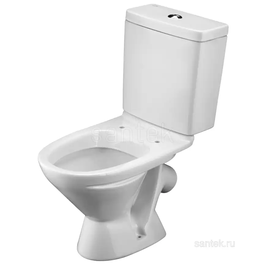 Унитаз-компакт Santek Лига с диагональным выпуском, эконом- 2 реж., полипропилен, 1WH302197 фото 6