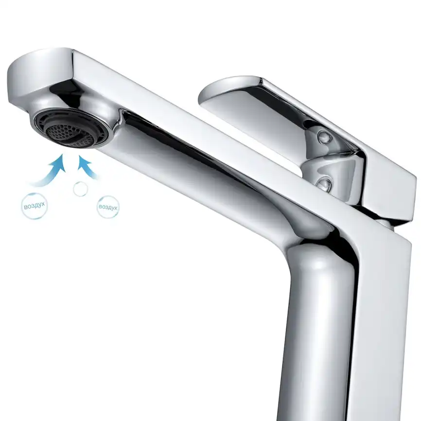 Смеситель для раковины Vincea Next VBF-1N1CH однорычажный, хром фото 7