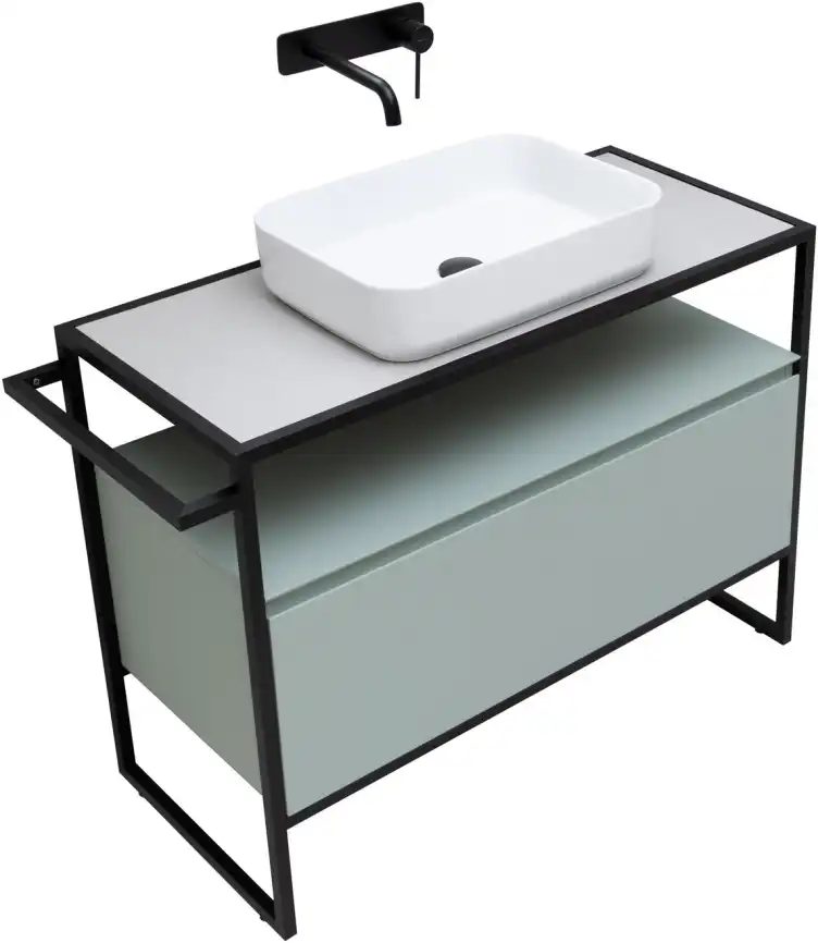 Тумба под раковину Allen Brau Priority 100 1.31003.PWM папирус матовый фото 6