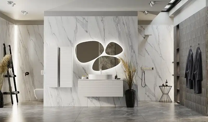 Тумба под раковину Jorno STONE 120 Stn.01.120/P/W/JR Белая фото 4