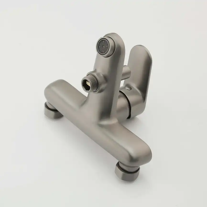 Смеситель для ванны Aquatek Ника AQ1840BGM, Оружейная сталь фото 6