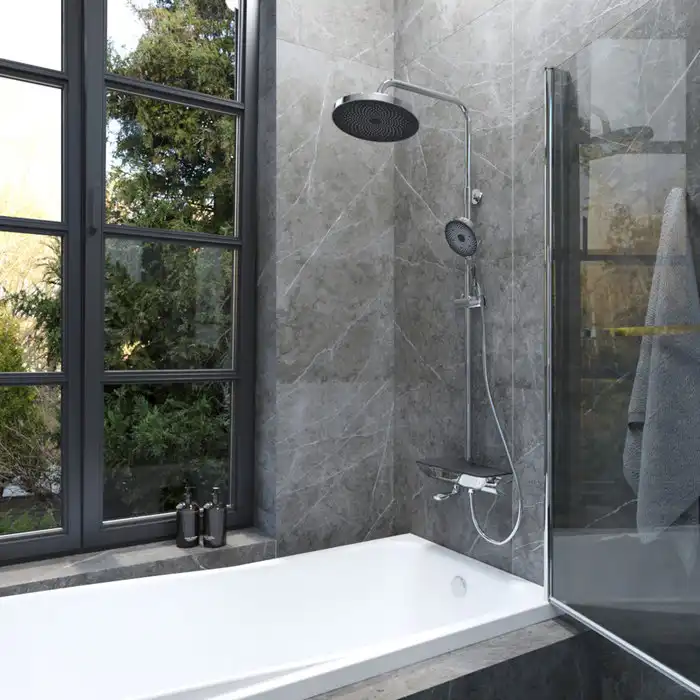 Душевая система IDDIS SpaHome SPASBBTi06 для ванны с изливом цвет, Глянцевый хром фото 4