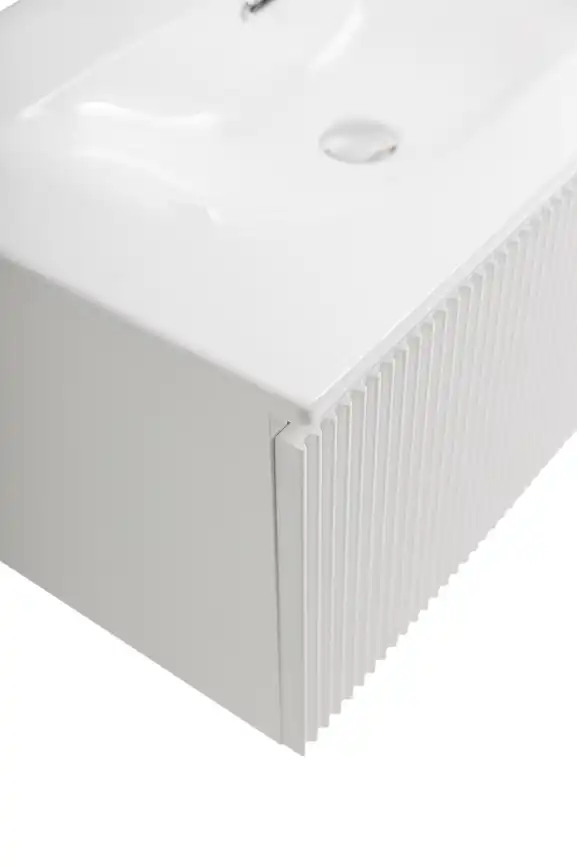 Тумба под раковину BelBagno UNO-800-1C-SO-BO подвесная, Bianco Opaco фото 9