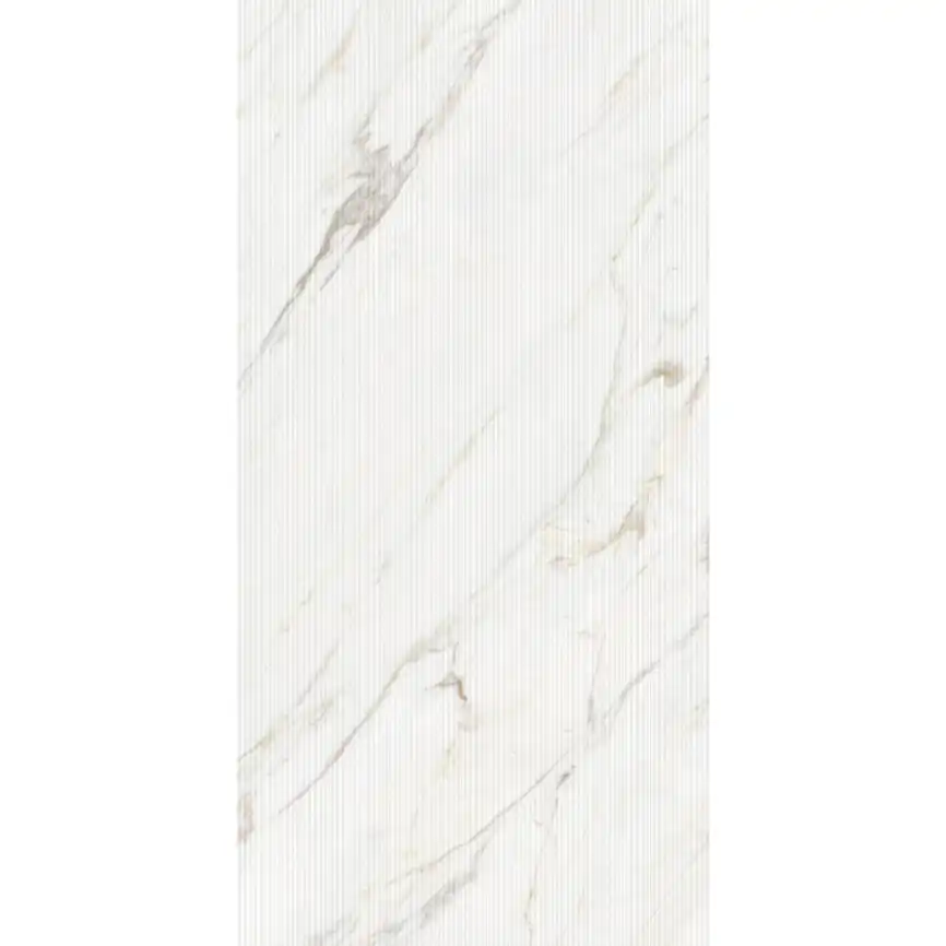 Керамогранит AVS by Italian Design Calacatta Arte Massimo 60x120 Moon Light Stone, белый фото 4