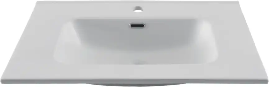 Раковина Aquanet Flat 70 330430 прямоугольная, Белая матовая фото 5