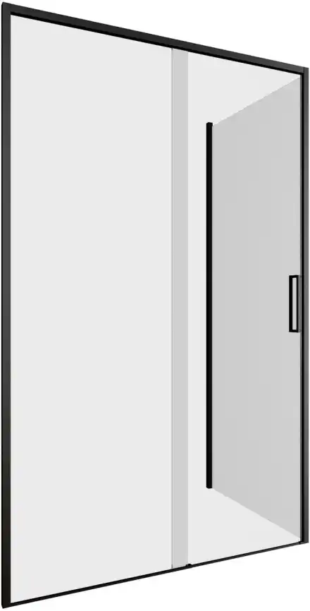 Душевой уголок Aquanet Pleasure Evo 120x90 AE65-120x90-BT профиль черный, прозрачное стекло фото 3