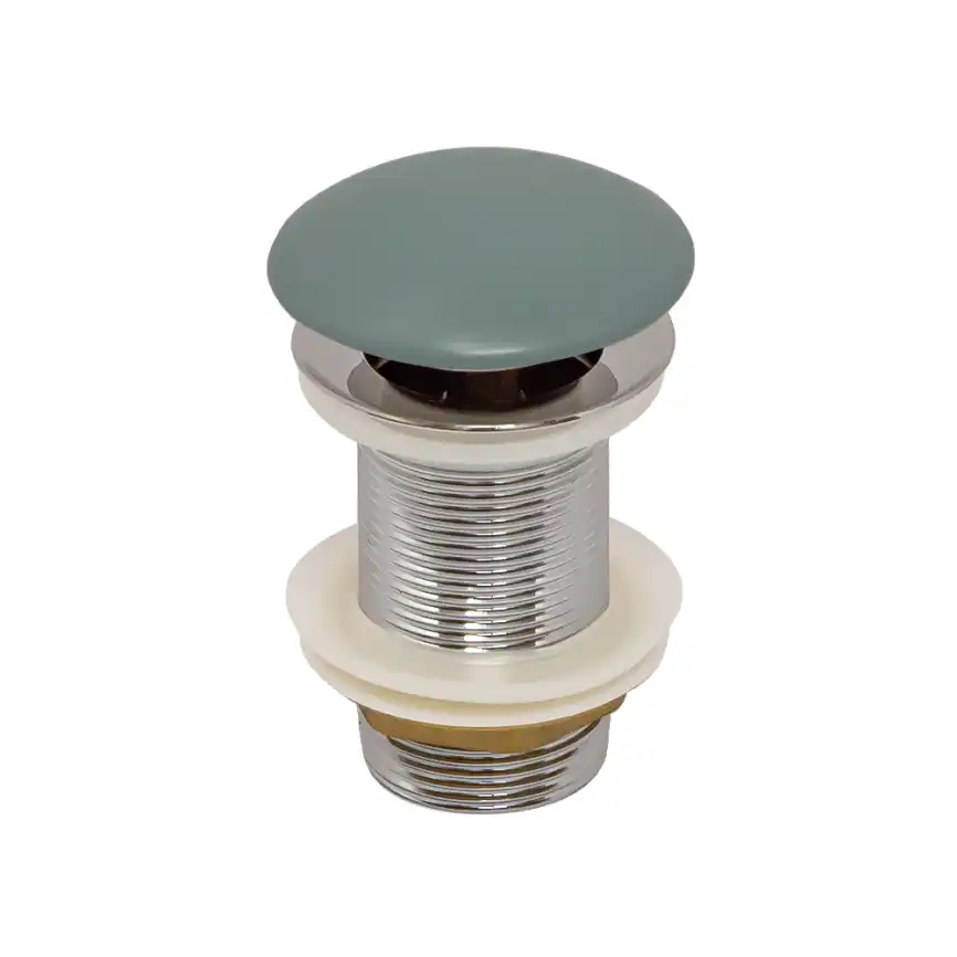 Раковина AVS Клара 51x40 зеленая матовая с донным клапаном фото 3