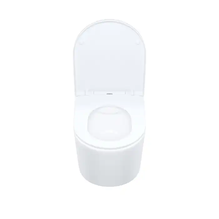 Унитаз подвесной IDDIS Stone STORNSEi25 безободковый, с сиденьем микролифт Белый фото 3