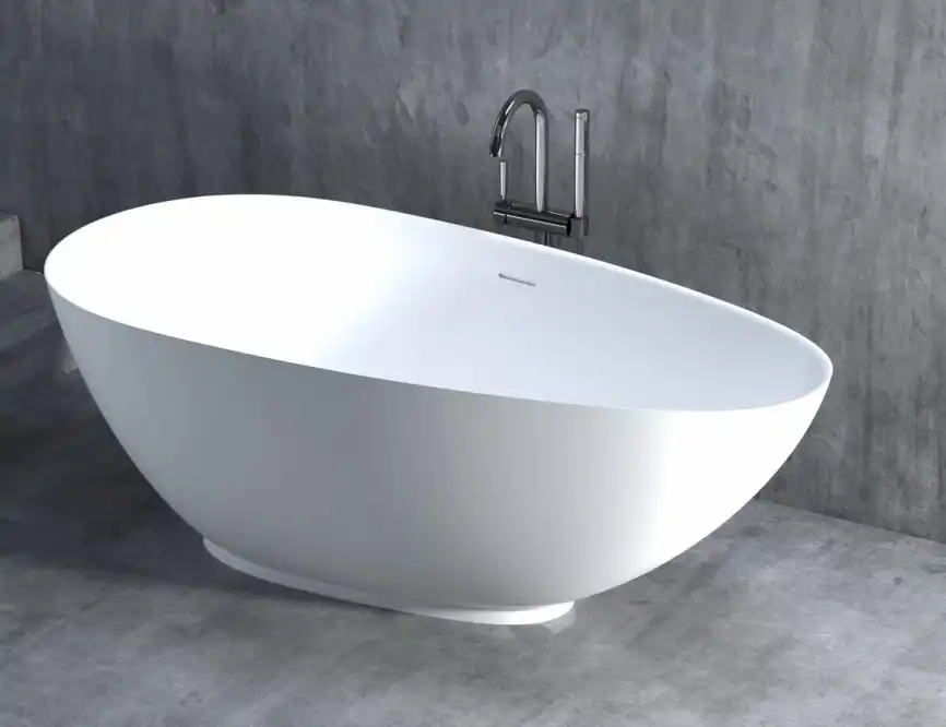 Ванна Salini PAOLA 170х80 101512SM из материала S-Stone, Белая матовая фото 7