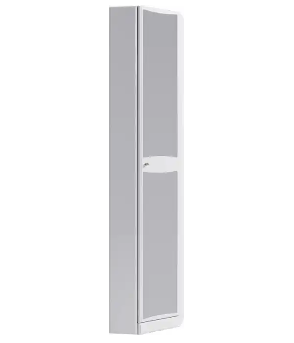 Пенал напольный Aqwella Barcelona 40 см, Ba.05.45/L, цвет Белый фото 1