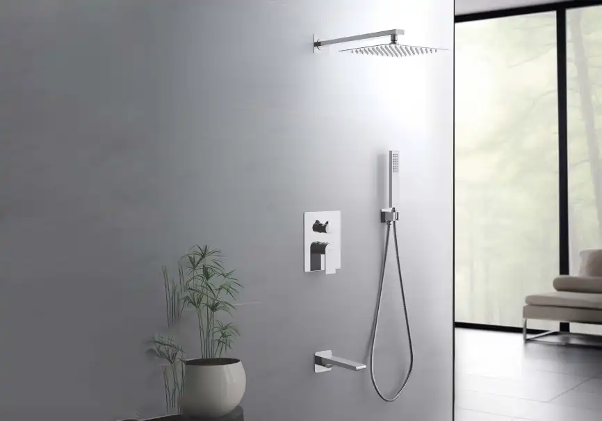 Душевая система Aquatek ЛИРА AQ1473CR, Хром фото 2