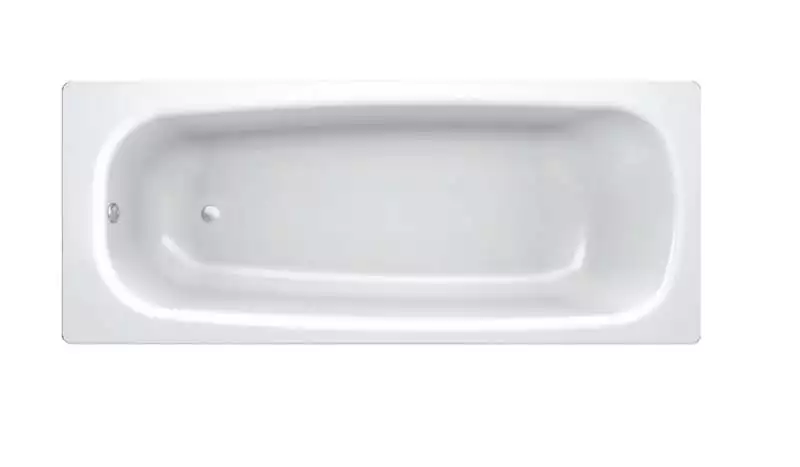 Стальная ванна BLB Universal HG 170х70 B70H б/руч 3,5 mm без отверстий для ручек, Белая фото 1