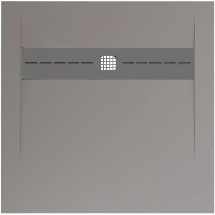 Душевой поддон Allen Brau Infinity 90x90 8.21001-PGM из искусственного камня платина фото 1