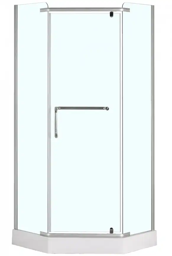 Душевой уголок Loranto 90х90 CS-816S B 90х90х200, стекло Прозрачное, профиль Сатин фото 1