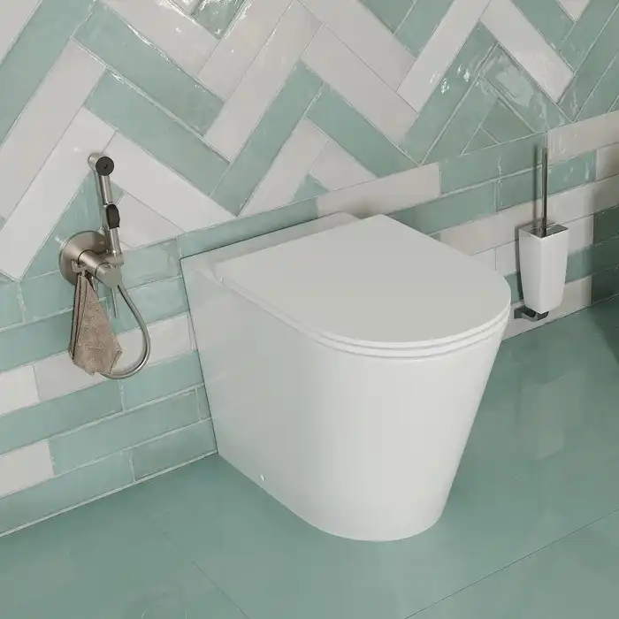 Унитаз приставной IDDIS Calipso Rimless CALRDSEi26 безободковый, с сиденьем микролифт Белый фото 5