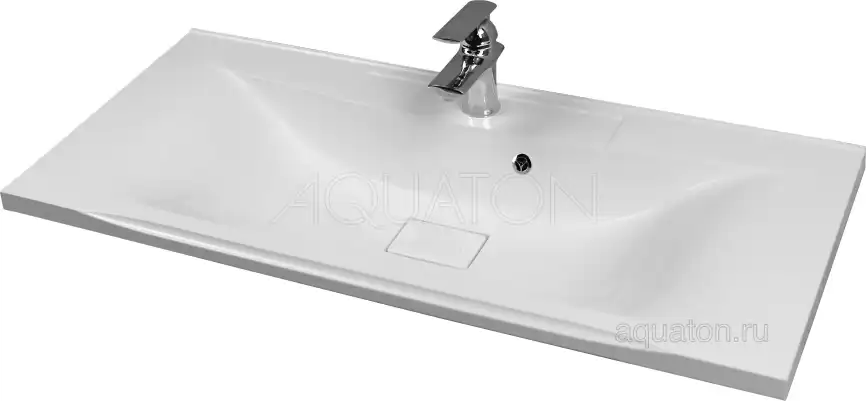 Раковина AQUATON Премьер М 100 белая 1A70473KPR010 фото 1