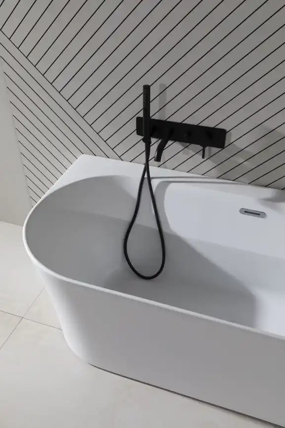 Акриловая ванна Allen Brau Priority 4 В 170x78 2.31004.21B белый матовый фото 6