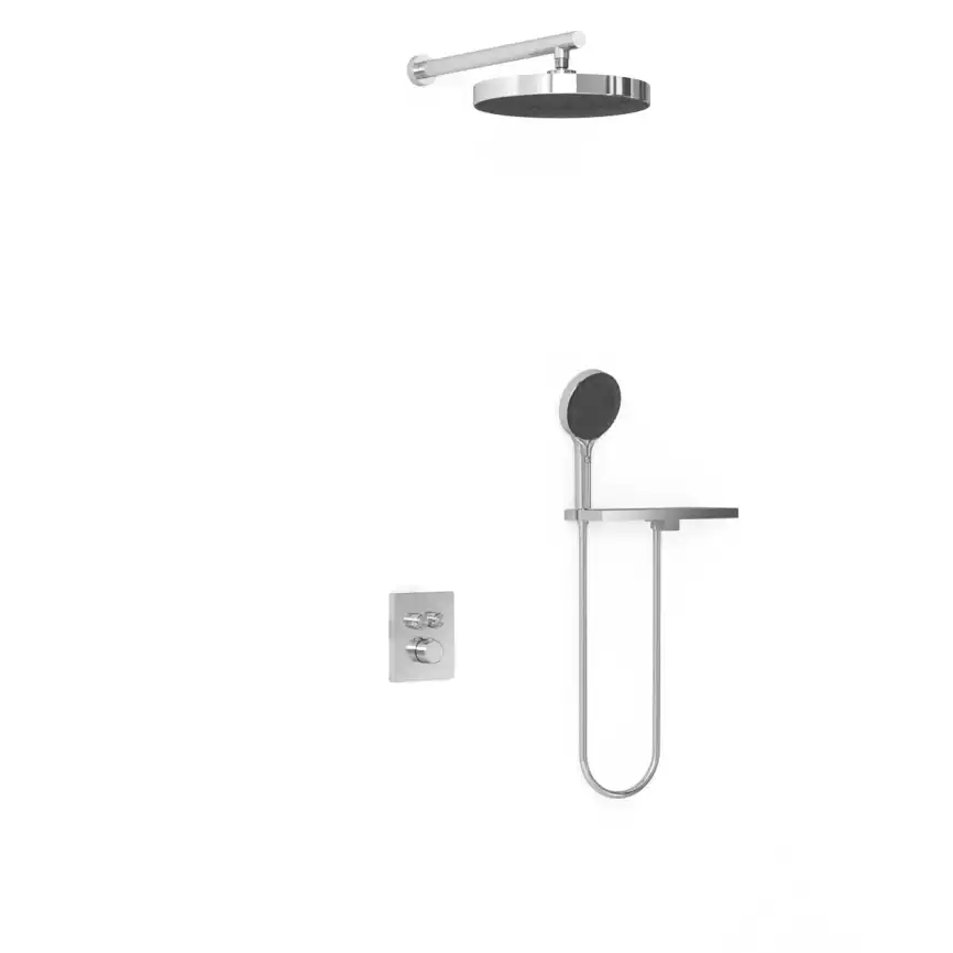 Душевая система  Vincea Inspire VSFW-3I21MT2RCH VSFW-3I21MT2RCH  с термостатом, встраиваемая, хром фото 2