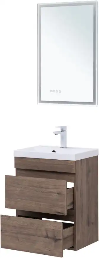 Тумба под раковину Aquanet Нота New 50 дуб веллингтон табак 334190 фото 10