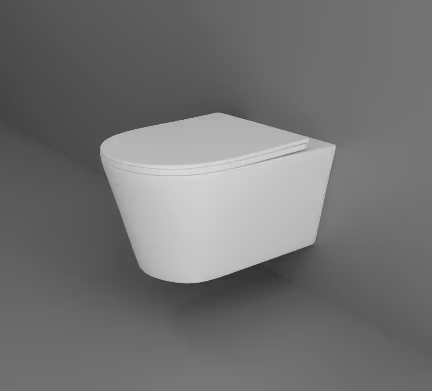 Подвесной унитаз Aquatek Оберон AQ1363W-00 безободковый, с сиденьем микролифт, Белый фото 8