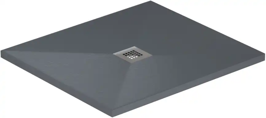 Душевой поддон Allen Brau Priority 90x80 8.31001-BGM из искусственного камня синий матовый фото 3