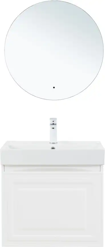 Тумба под раковину Aquanet Агата 60 белый сатин, 345480 фото 9