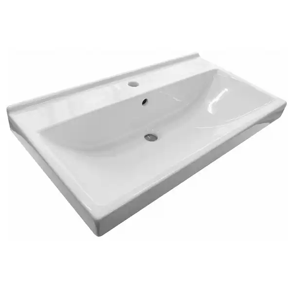 Тумба с умывальником Comforty Осло 80 Бетон светлый, 00-00000836 фото 9