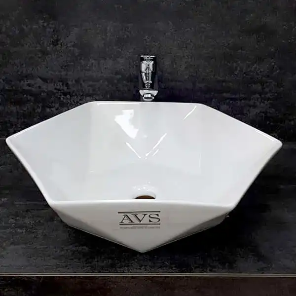 Раковина AVS AVS-81140 45х45 белая фото 2