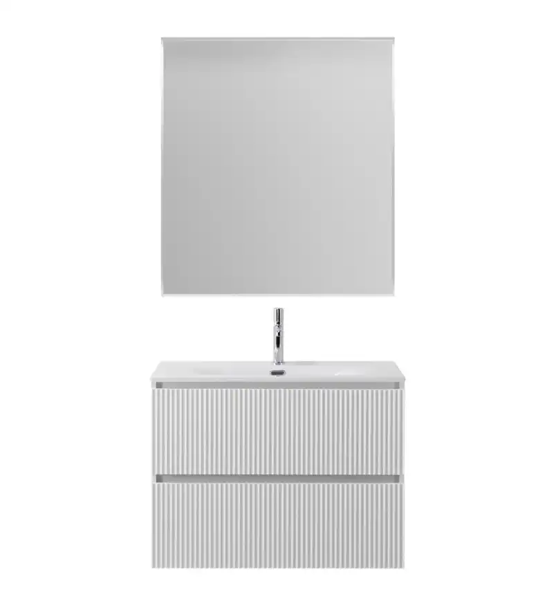 Тумба под раковину BelBagno UNO-MINI-1000-2C-SO-BO подвесная, Bianco Opaco фото 11