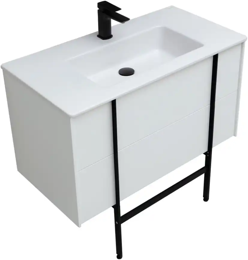 Тумба под раковину Allen Brau Reality 90 1.32006.WM белый матовый фото 14