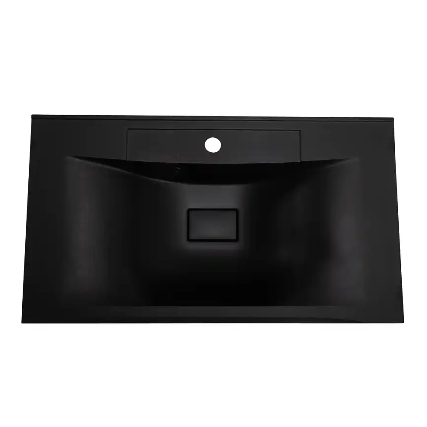 Раковина из искусственного камня BelBagno BB800/450-LV-ART-PR-NERO фото 2