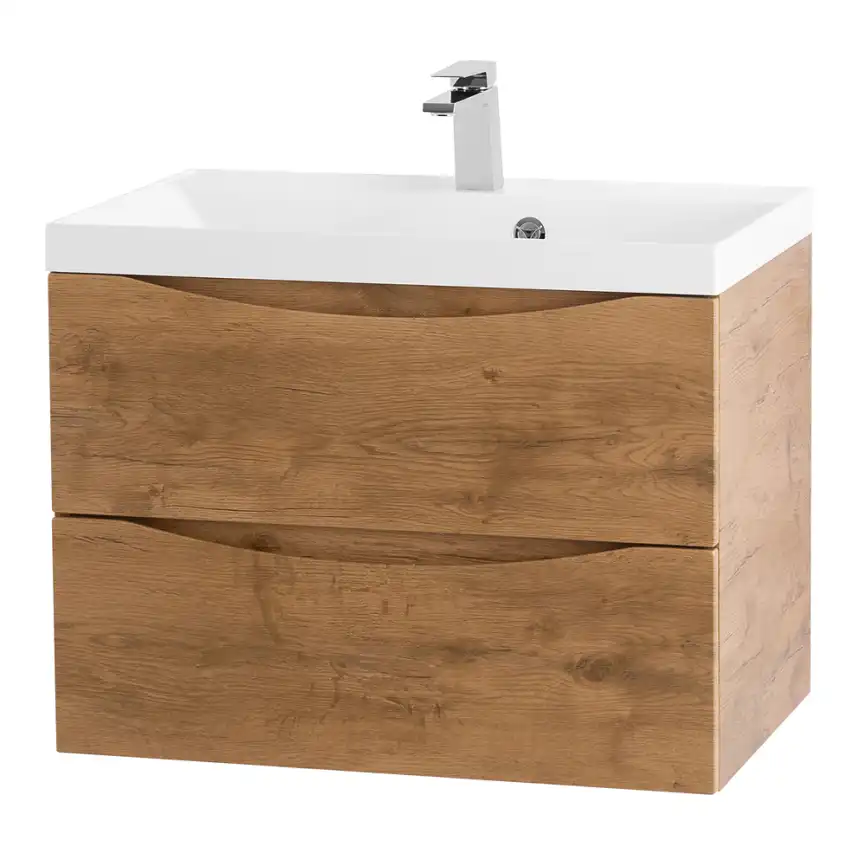 Тумба под раковину BelBagno MARINO-700-2C-SO-RN-P подвесная Rovere Nature фото 3